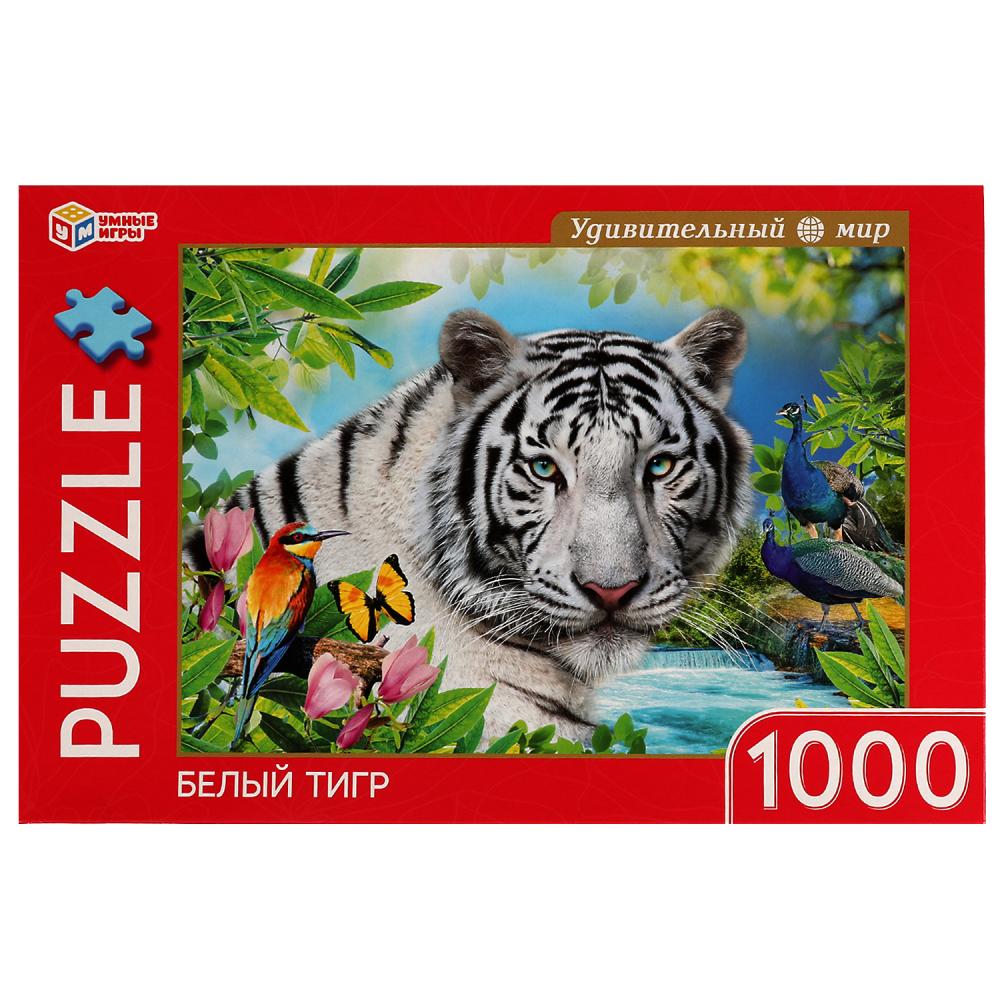 Пазл 1000 деталей 25718 Белый тигр ТМ Умные игры - Елабуга 