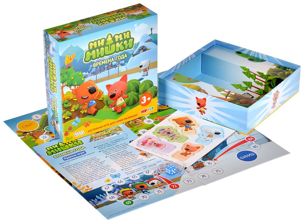 Настольная игра 915669 Ми-ми-мишки Времена года - Бугульма 