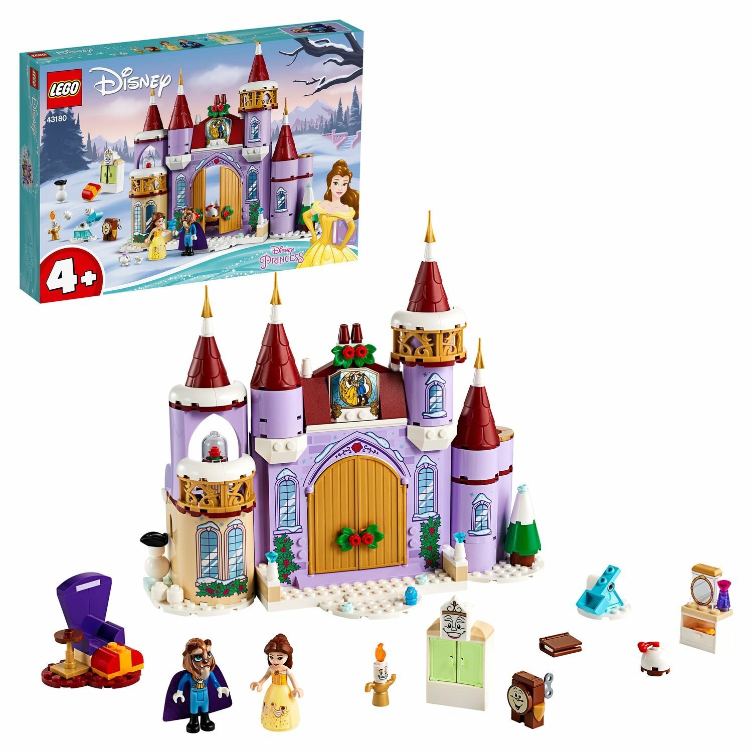 LEGO Disney Princess 43180 Конструктор Принцессы Дисней Зимний праздник в замке Белль - Чебоксары 