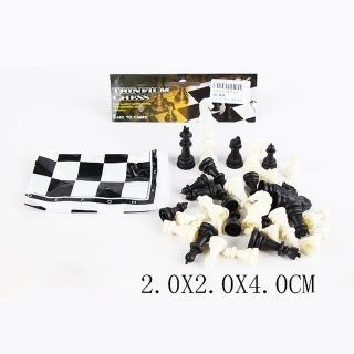 Шахматы 83102Е высота фигурок 4,5см, поле 21*21см в пакете