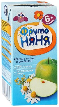 Напиток 200мл ябл/экстракт/ромаш/липы 6+ мес 52002 Фрутоняня - Ульяновск 