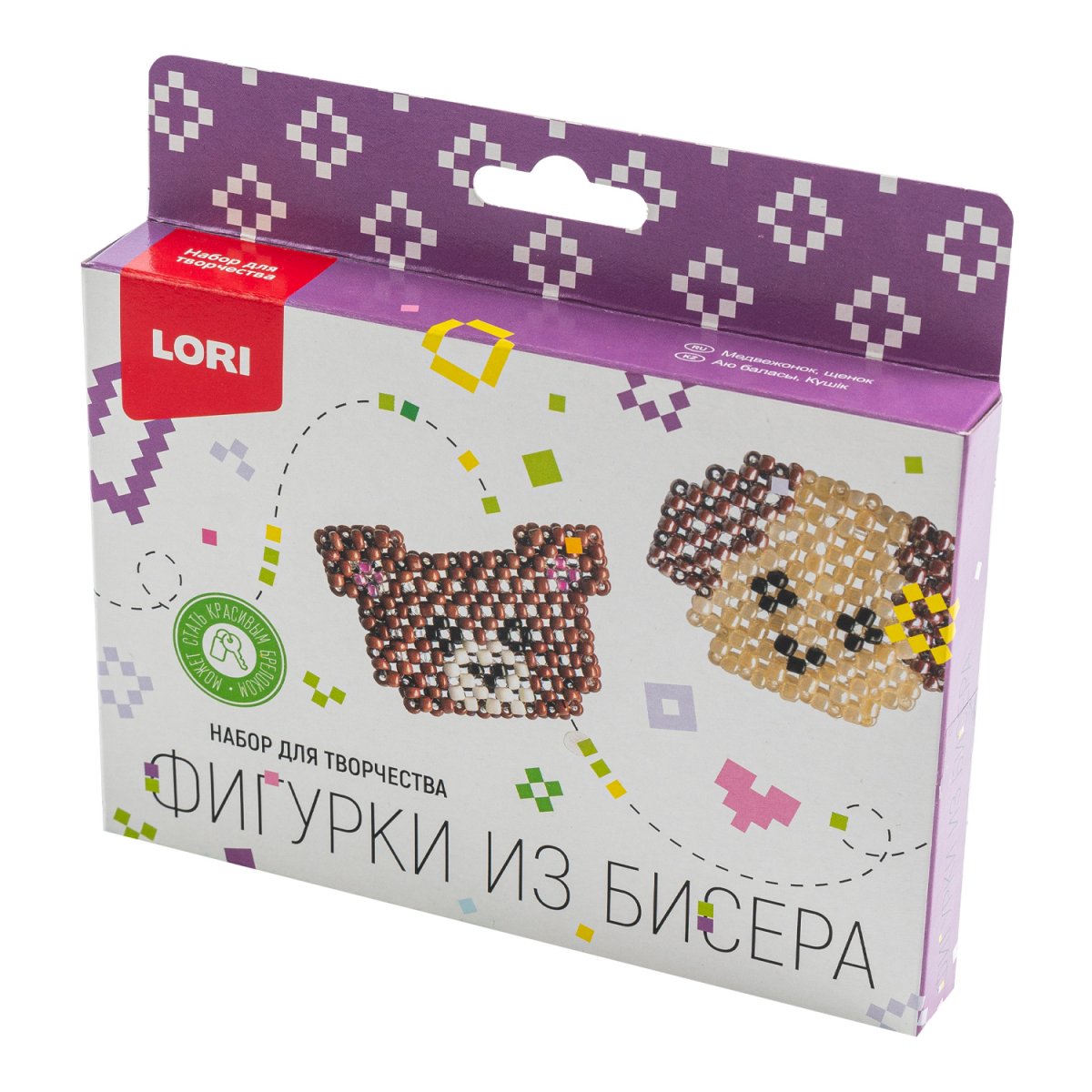 Фигурки из бисера Бис-101 Медвежонок, щенок ТМ Lori - Бугульма 