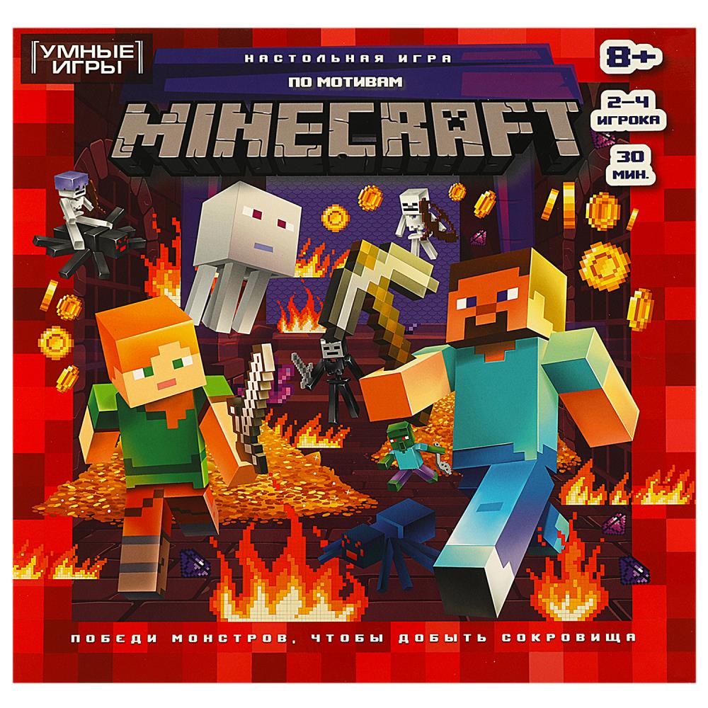 Игра-ходилка 98046 По мотивам Minecraft 40 карточек ТМ Умные игры 356507 - Ижевск 