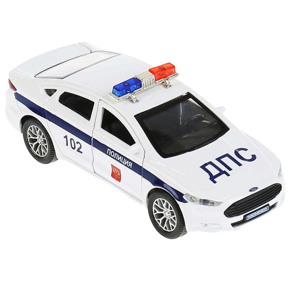 Машина MONDEO-12POL-WH металл Ford Mondeo Полиция 12см инерция белый ТМ Технопарк 298368 - Омск 