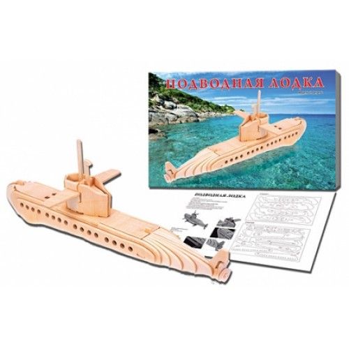 Сборная модель МД-8453 "Подводная лодка" Рыжий кот - Омск 