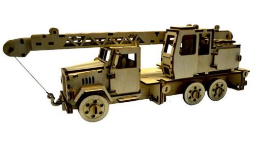 Сборная модель "Автокран" ТР-07 TM Polly Россия - Пермь 