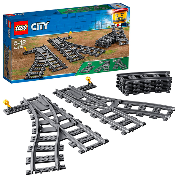 LEGO City 60238 Конструктор Город Железнодорожные стрелки - Елабуга 