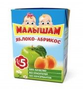 Нектар 200мл яблоко-абрикосовый неосв 5+  540205 Малышам - Челябинск 