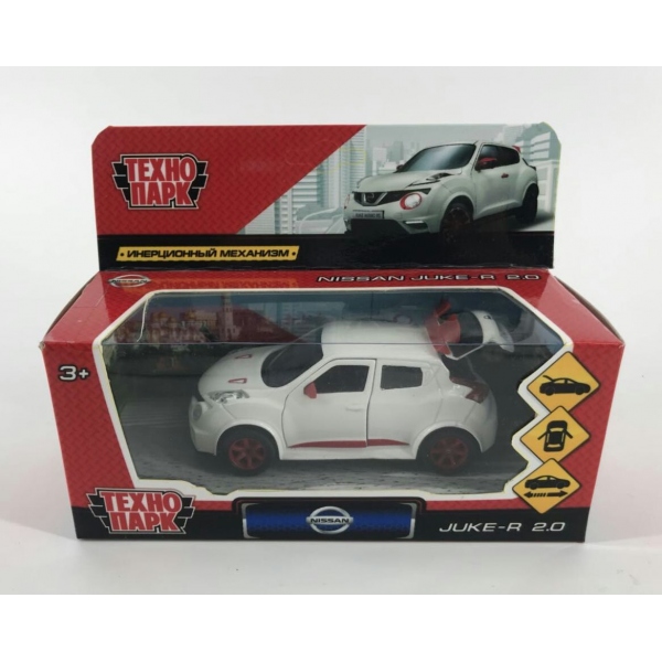 Модель  Nissan Juke-R 2.0 металл 12см откр.двери белый ТМ Технопарк 278714