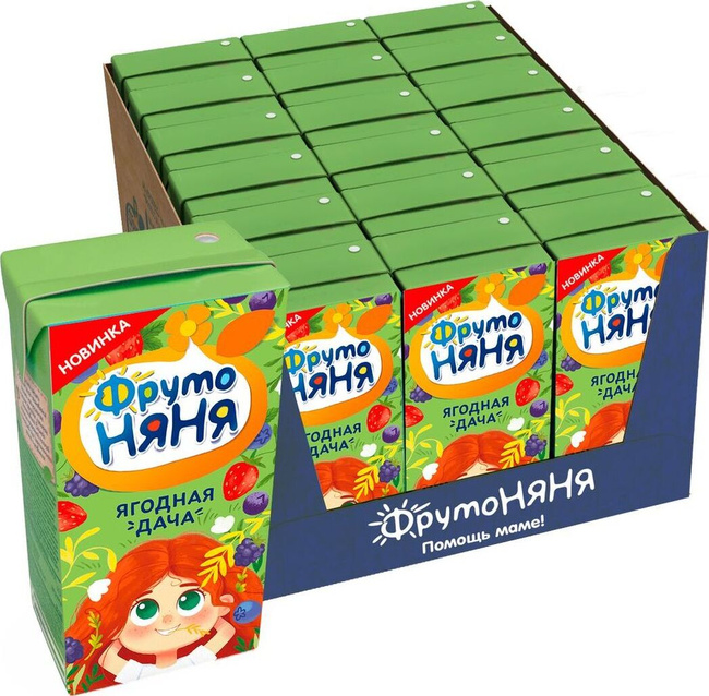 Напиток 0,2л Ягодный чай с шиповником Р052113 Фрутоняня - Ульяновск 