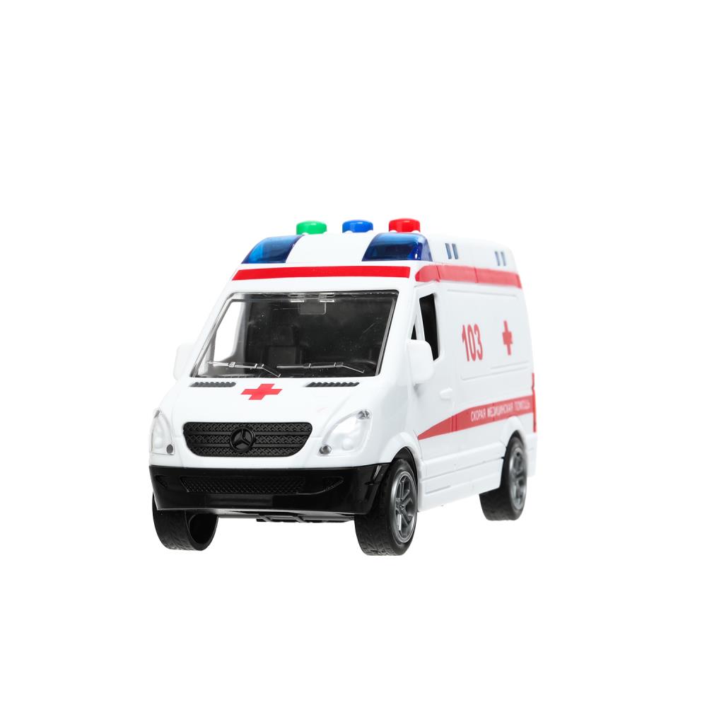 Машина SPRINTERVAN-15PLAMB-WH (72) пластик Mercedes-Benz S 14,5см инерция ТМ Технопарк 386348 - Бугульма 