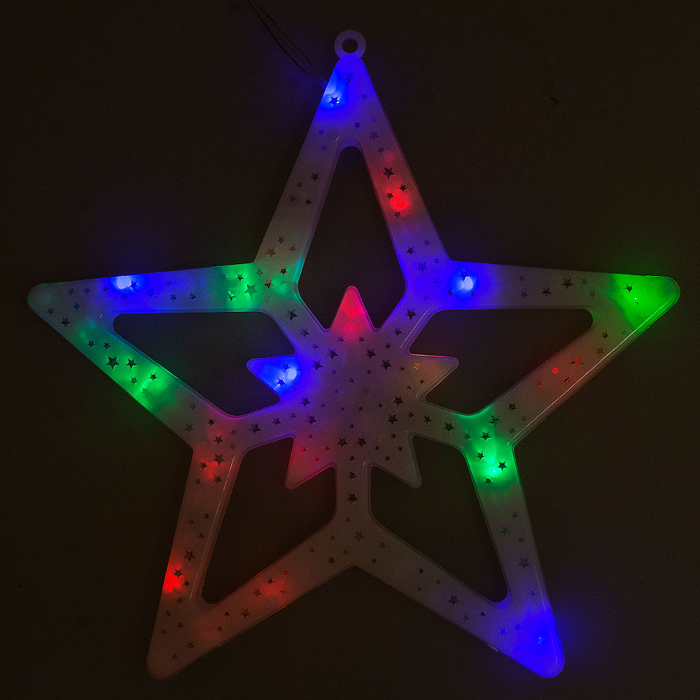 Фигура 11430017 светодиодная Звезда 30см мультицвет - Саратов 
