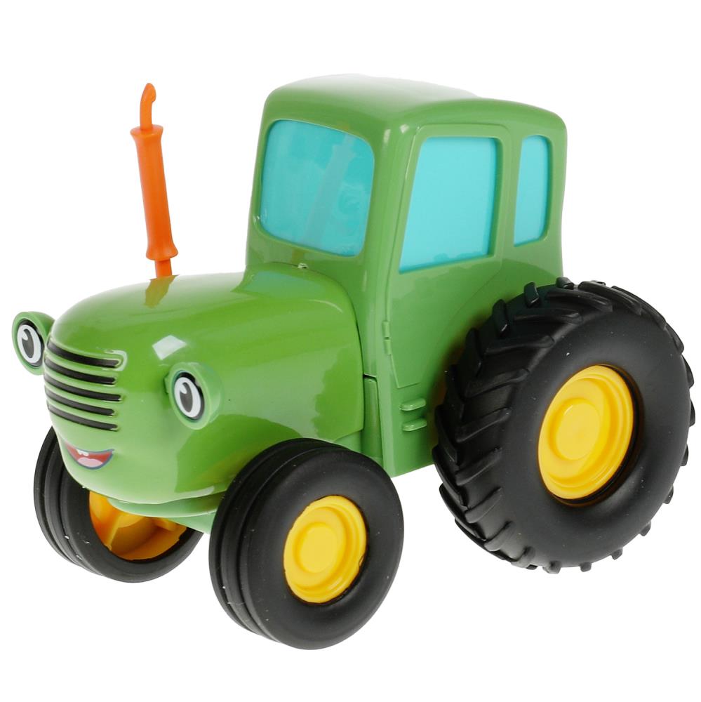 Машина Blutra-11-GN Синий трактор металл 11см зеленый ТМ Технопарк - Чебоксары 