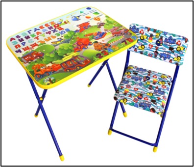 Комплект мебели НСС-С2 Спецтехника стол+стул ТМ Радуга - Йошкар-Ола 