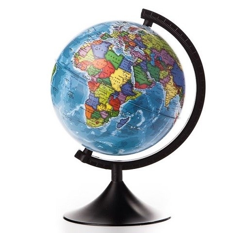 Глобус Земли К022100200 политический рельефный 21см классик - Оренбург 