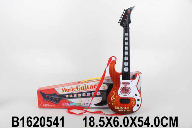 Гитара 909А на батарейках 54см в коробке