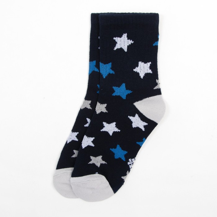 Носки детские 4531871 Звезды размер 14-16 цвет синий KAFTAN - Чебоксары 