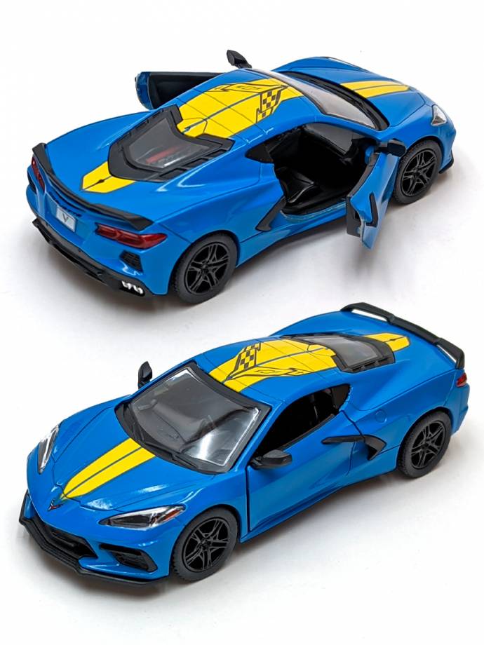 Машина KT5432FD металл 2021 Corvette инерция ассорти Кинсмарт - Ижевск 