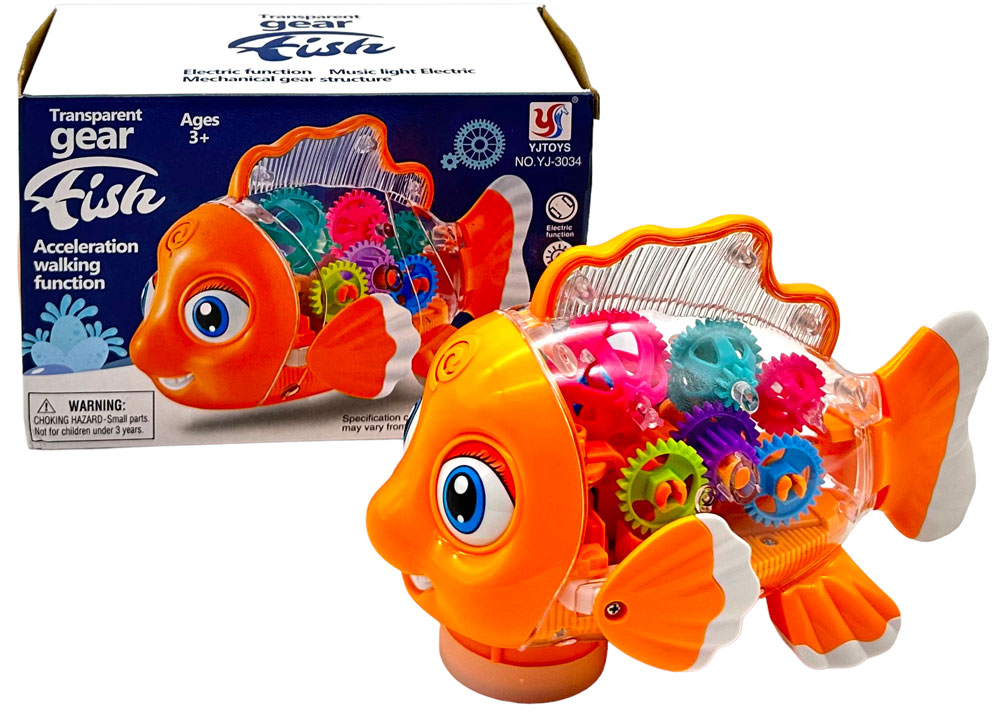 Светящаяся игрушка 5424801 Рыбка с шестеренками - Саранск 