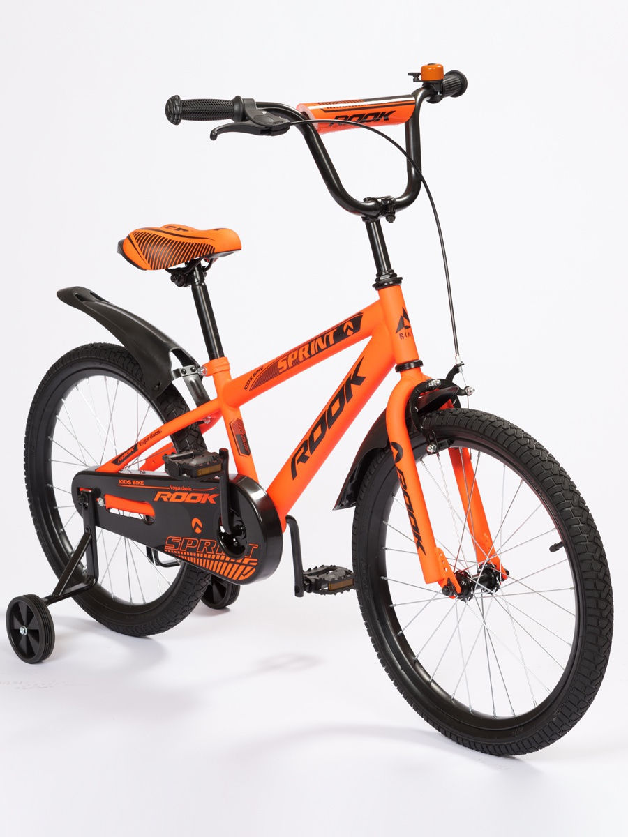 Велосипед 20 оранжевый KSS200OG 1 скорость Rock Sprint Сталь 6-9 лет ручной/ножной тормоз
