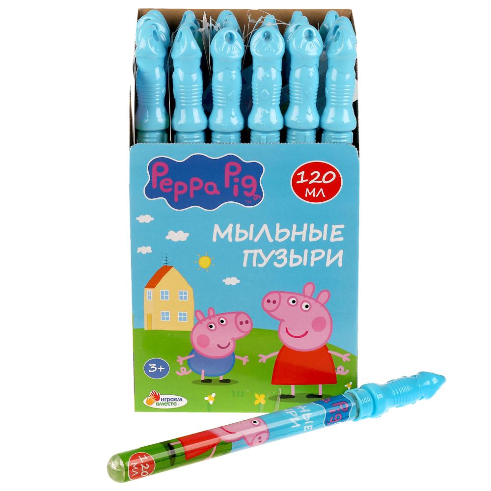 Мыльные пузыри BB120PEPPA Свинка Пеппа 120мл в колбе 37см ТМ Играем вместе - Пермь 
