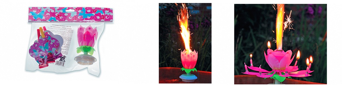 Фонтан-свеча для торта ТР210 "Любимой принцессе" ТСЗ