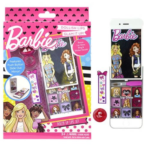 Markwins 9708451 Barbie Игровой набор детской декоративной косметики для губ - Челябинск 