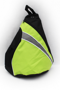 Рюкзак Р-3998 спортивный на одно плечо зеленый мягкая спинка Проф-пресс - Набережные Челны 