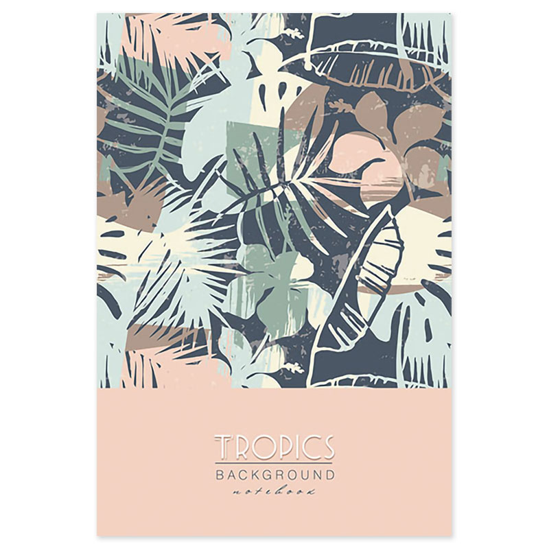 Книжка записная 80л Тропические растения С1056-79 - Набережные Челны 