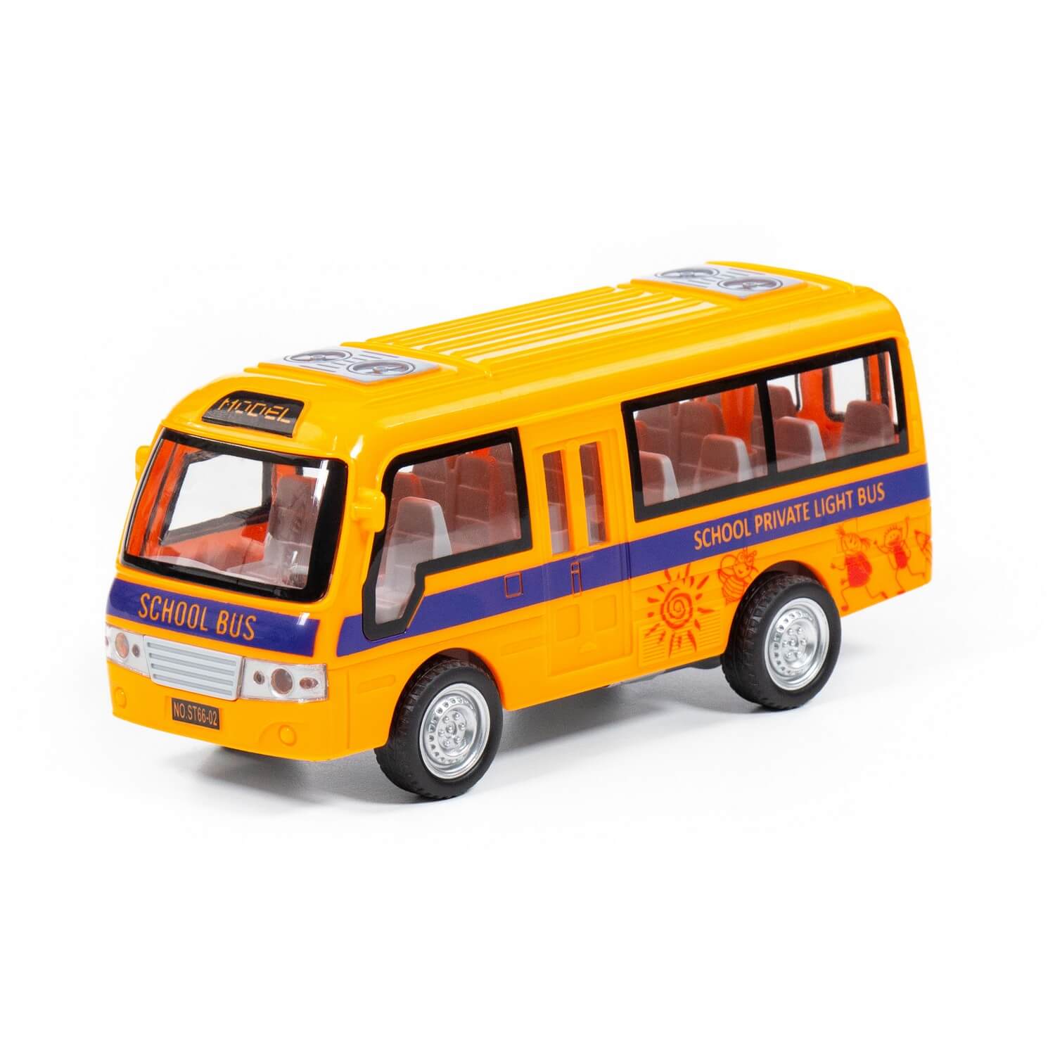 А/м 78971 Школьный автобус инерция со светом и звуком Полесье - Чебоксары 