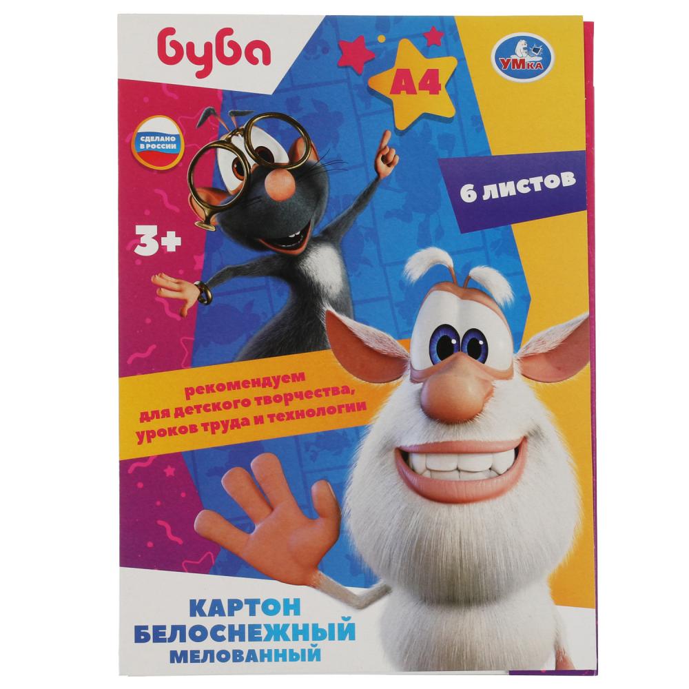 Картон 6л Буба белый ТМ Умка - Елабуга 