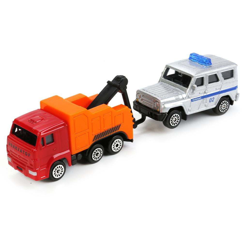 А/м SB-17-46+UAZ-WB Камаз эвакуатор + УАЗ Хантер металл ТМ Технопарк - Елабуга 