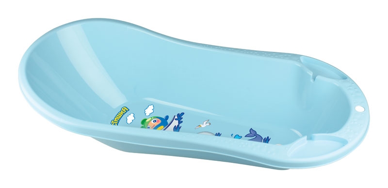 Ванна детская 431300402 с клапаном для слива воды цвет: голубой Бытпласт - Пермь 