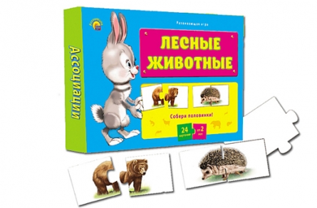 Игра ИН-8800 Ассоциации-половинки.Лесные животные Рыжий Кот - Нижний Новгород 