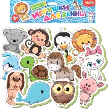 Игрушки для ванны 4184 Зверюшки-игрушки 2 Дрофа-Медиа - Пермь 