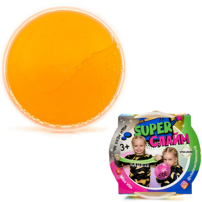 Super Слайм 941564 Оранжевый 160гр 1/60 штук - Йошкар-Ола 