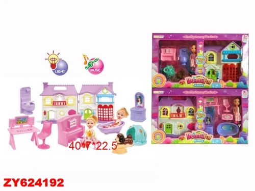 Дом 624192 для куклы с фигурками и мебелью в коробке - Самара 