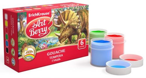 Гуашь 41744 6цветов "ArtBerry" 20мл с УФ защит.яркости 234151 - Бугульма 