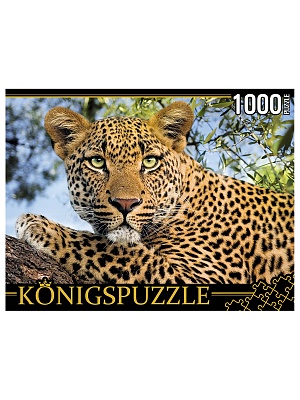Пазл 1000эл Портрет леопарда ГИК1000-0648 Konigspuzzle Рыжий кот - Альметьевск 