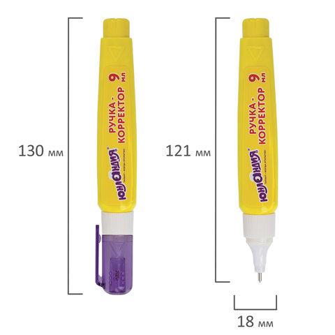 Ручка-корректор 228432 металлический наконечник 9мл Юнландия - Бугульма 