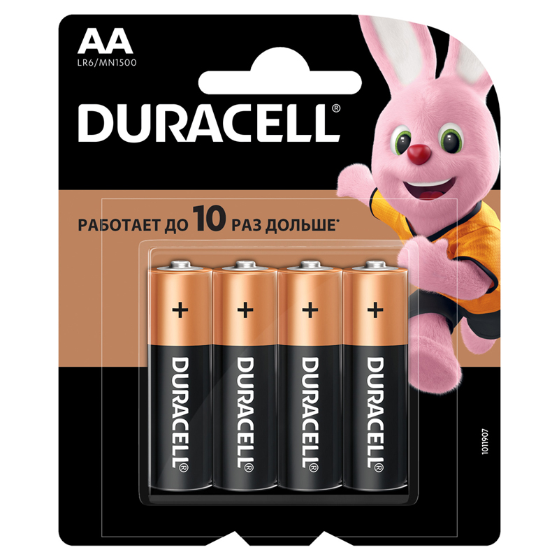 Батарейка Duracell Basic LR06 4xBL4 поштучно - Пермь 