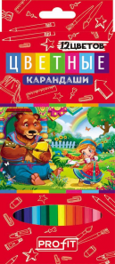 Карандаши К-7346 цветные Любимые сказки 2,65мм Проф-Пресс - Саратов 