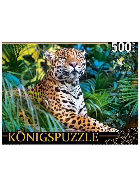 Пазл 500эл Леопард в джунглях ШТК500-3699 Рыжий кот - Томск 