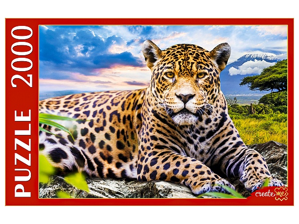 Пазл 2000эл Большой леопрад ПИ2000-3698 Рыжий кот