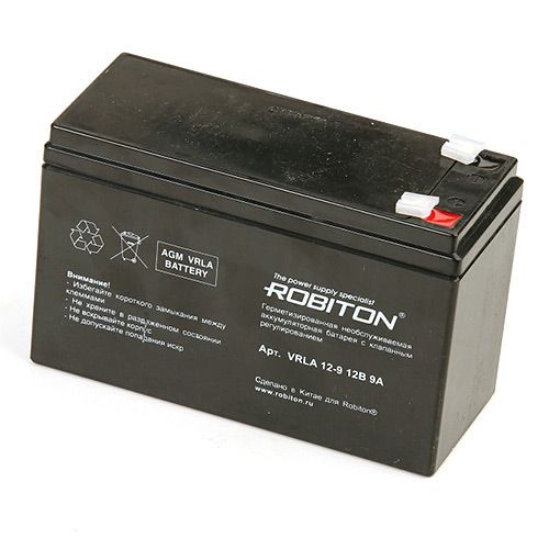 Аккумулятор Robiton VRLA 12-9 (151*65*95мм)