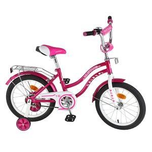 Велосипед 2-х ST16014-KY 16 Mustang KY-тип розовый-белый 0 - Чебоксары 