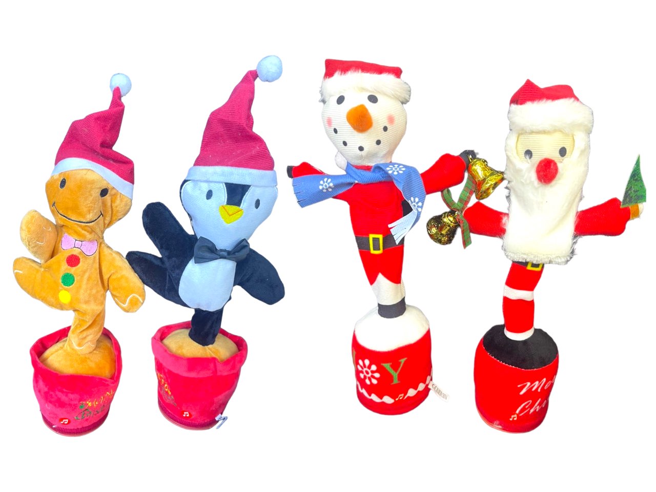 Мягкая игрушка 5424512 Танцующие новогодние герои микс - Ульяновск 