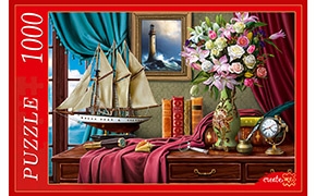 Пазл 1000эл "Роскошный натюрморт" Ф1000-8750 Ppuzle Рыжий кот - Нижнекамск 