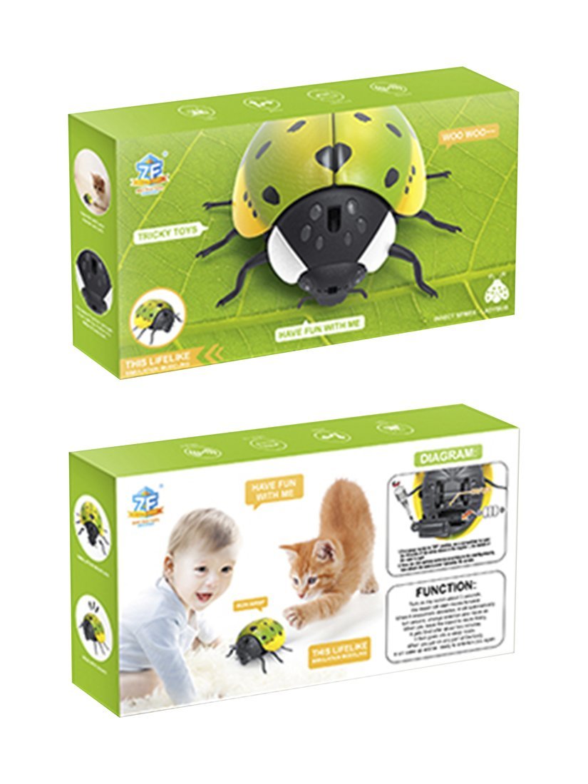 Игрушка 9922S Жук со светом на батарейках в коробке - Елабуга 