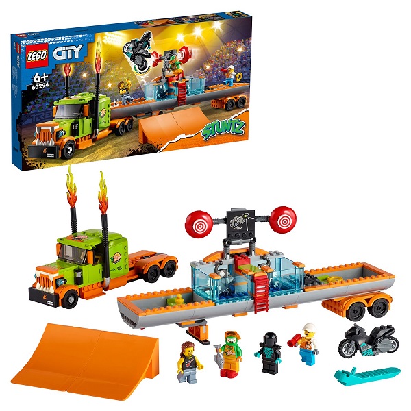 LEGO City 60294 Конструктор ЛЕГО Город Stuntz Грузовик для шоу каскадеров - Бугульма 